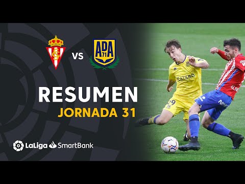 Resumen de Real Sporting vs AD Alcorcón (0-0)