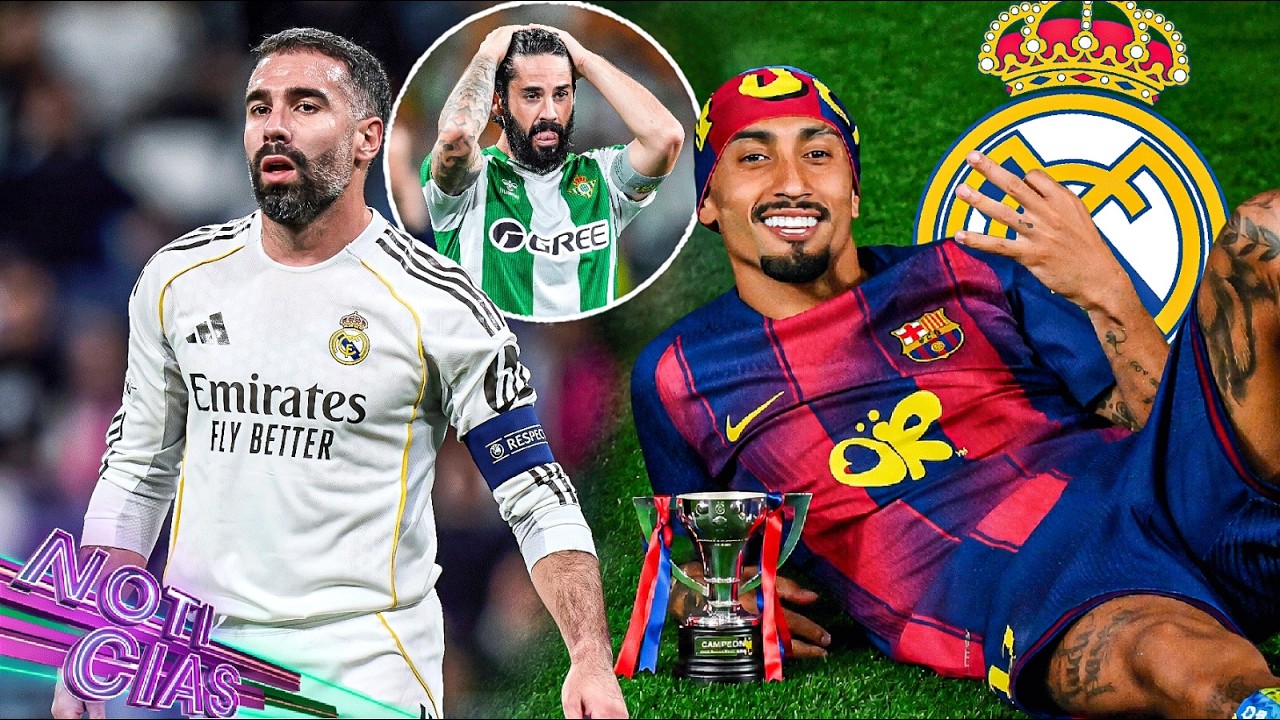 ¡Dardo de Raphinha al Madrid! | ¿Carvajal en problemas? Polémico like | Isco llora: ¡A Champions!