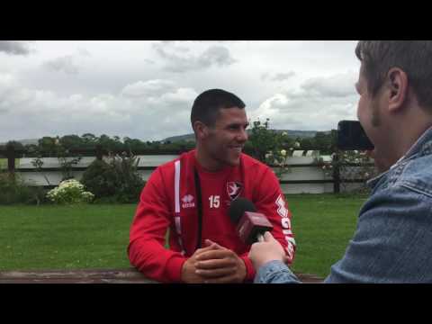 Dan Holman speaking to the press on Day 1 of pre-season