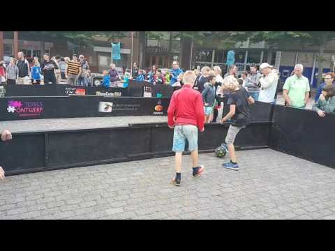 Panna voetbal Groeneplaats Texel 25 juni 2017