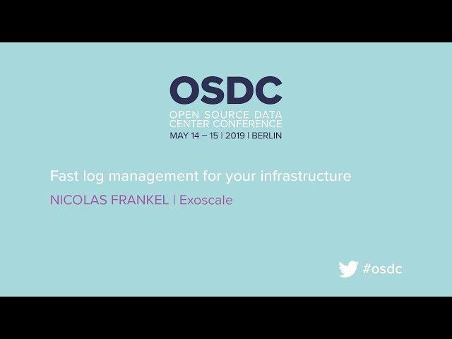 Fast log management for your infrastructure
