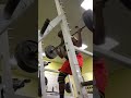 Squat 405 lbs × 9 reps no spotter