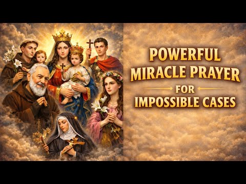 POWERFUL MIRACLE PRAYER FOR IMPOSSIBLE CASES | Our Lady of the Impossible & Powerful Saints