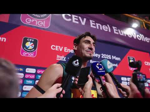 Alessandro Michieletto dopo il 3-1 alla Slovacchia