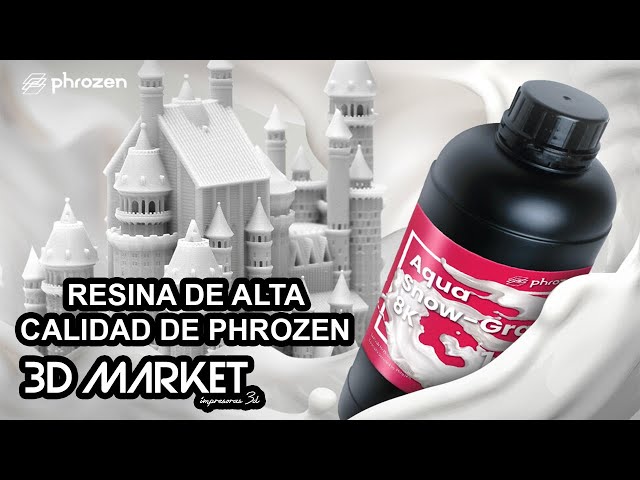 Vídeo relacionado con Phrozen Aqua-Gray 8K | Resina de Impresora 3D | Resina Estándar de Curado por Luz UV de 405 nm | Printing Resin para LCD/DLP/SLA Impresora | Alta Resolución y Precisión - Gris (5kg)