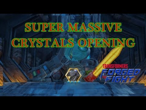 TRANSFORMERS: FORGED TO FIGHT - SUPER Massive Crystals Opening