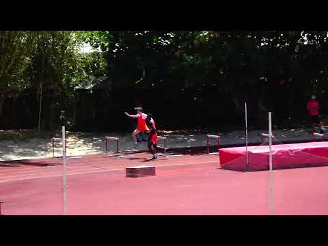 Boys 200m Hurdles Finals Section 1 TimeSpann Middle School Meet #2 - Cardinal Gibbons HS Apr 2022