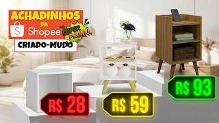 🔥MELHORES ACHADINHOS SHOPEE: 7 Mesas de Cabeceira Baratas para Quarto Pequeno!