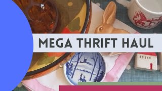 Huge flower arranging thrift haul