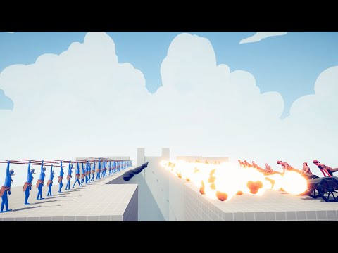 Cannon vs Every Unit - Totally Accurate Battle Simulator TABS
