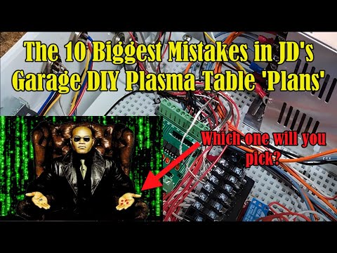 🚨 The 10 Biggest Mistakes in JD's Garage DIY Plasma Table "Plans" 💸 (Don’t Waste Your Money!)
