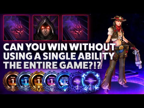 Valla Rain - CAN YOU WIN WITHOUT USING A SINGLE ABILITY THE ENTIRE GAME?!? - Bronze 2 Grandmaster S2