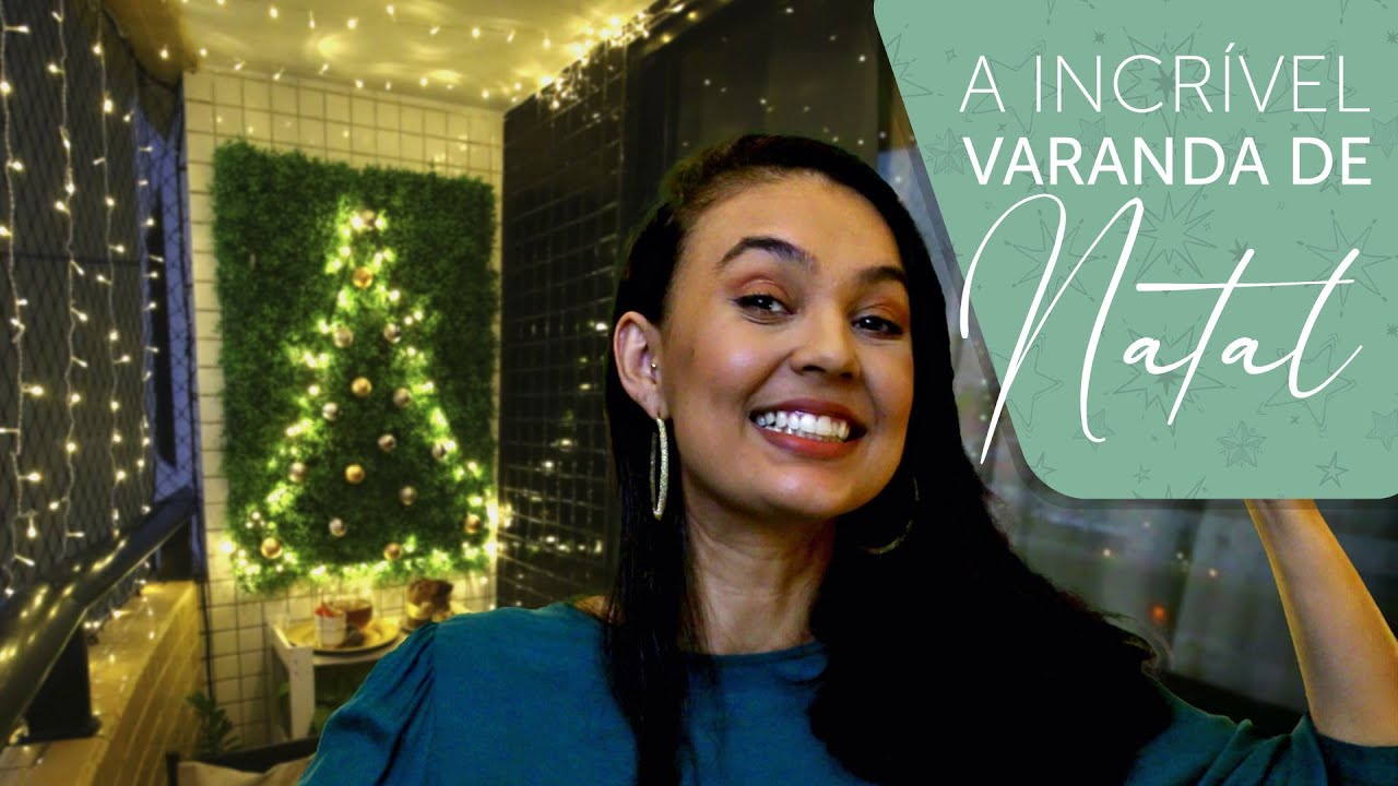 DECORANDO VARANDA PEQUENA PARA O NATAL - DIY com Ferreira Costa