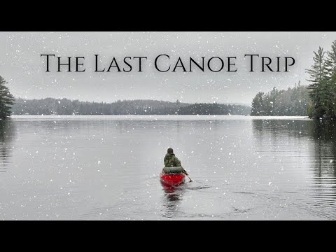 4-tägige Solo-Kanutour im November im Algonquin Park