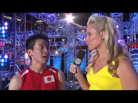 American Ninja Warrior - USA vs the World II 2015 Stage 3 Yusuke Morimoto