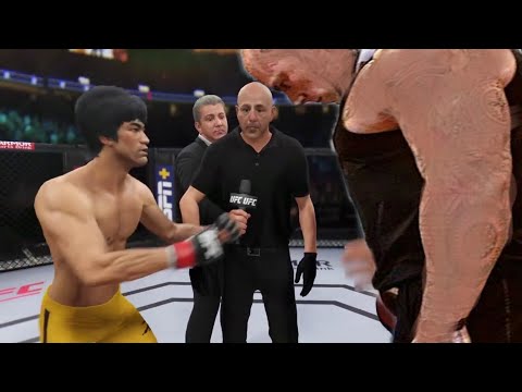 UFC4 | Bruce Lee vs Bigfoot Sumo (EA Sports UFC 4) wwe