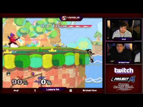 VS Weekly 10/15/14 - Losers R4- Prof (Sheik/Marth/Mewtwo) vs BrokenYew (Falco)