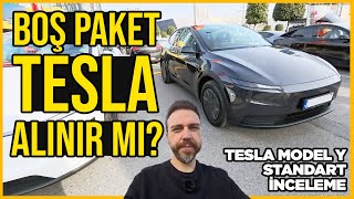 Boş Paket Tesla Model Y Standart Alınır mı? 🚗 İlk Sürüş, Detaylı İnceleme & Juniper Farkları