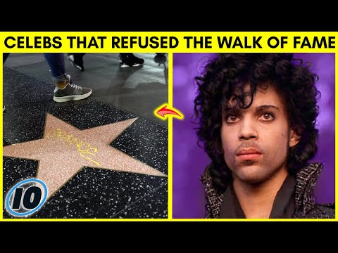 Top 10 Celebrities That Refused A Star On The Walk Of Fame