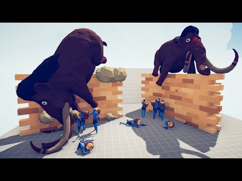 Mammoth vs Every God - Totally Accurate Battle Simulator TABS