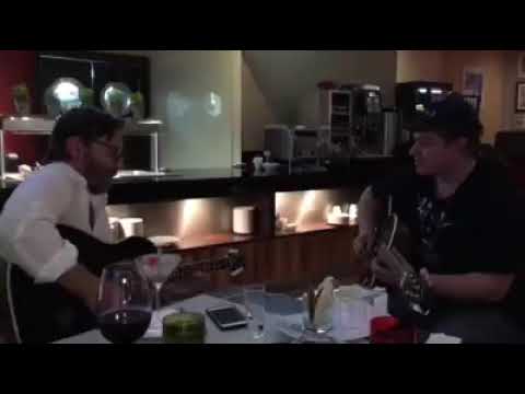 Roman Miroshnichenko and Al DiMeola. After hours