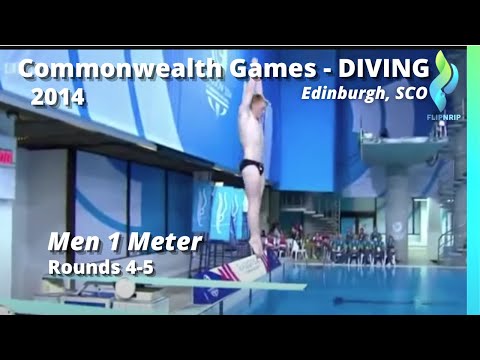 2014 Commonwealth Games Mens 1 meter Diving - Prelims Rounds 4 - 6
