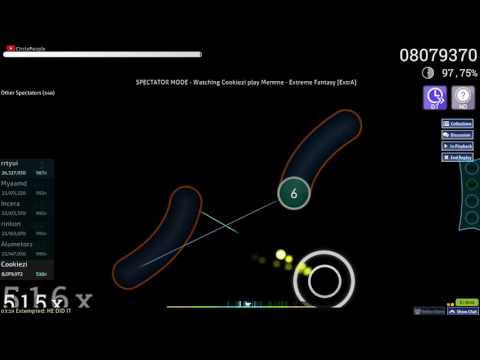 Cookiezi | Memme - Extreme Fantasy [ExtrA] HDDT 98.63% FC 469pp