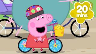 Peppa RESCUES Baby Duck on Bike Ride! 🐥🚲 Peppa Pig Tales Episodes | 20 Minutes