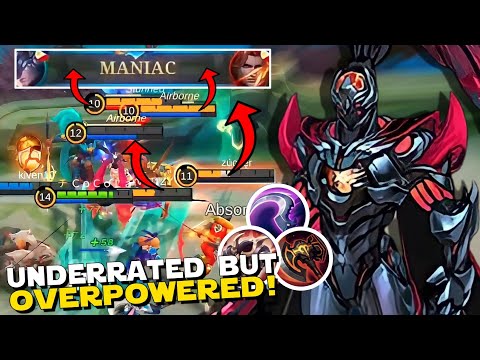 UNDERRATED FIGHTER ALPHA EZ MANIAC! | MAKE ENEMIES CRY!? BURST + MEGA LIFESTEAL! BEST BUILD MLBB