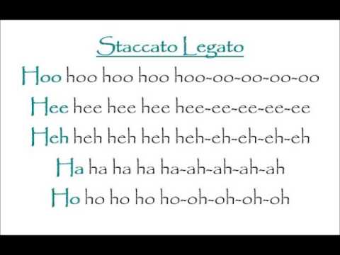 Staccato Legato Vocal Warm Up
