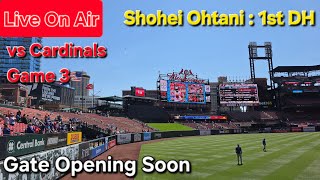 【ライブ配信】対セントルイス・カージナルス〜シリーズ最終戦〜大谷翔平選手は指名打者で出場⚾️まもなくゲートオープン⚾️Shinsuke Handyman がライブ配信中！