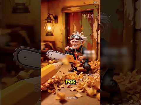 El tío afiló el lápiz de una forma increíble! #shorts #viralshorts