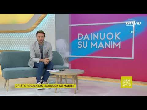 Grįžta projektas „Dainuok su manim“. Pokalbis su projekto vedėja Jurgita Jurkute | 2021-01-09