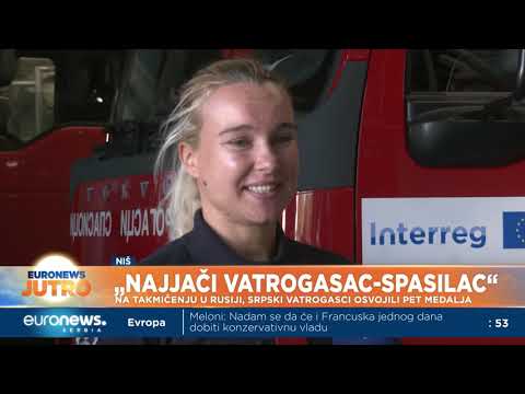 Upoznajte Anu, prvu ženu vatrogasca u Nišu i "najjačeg vatrogasca-spasioca"