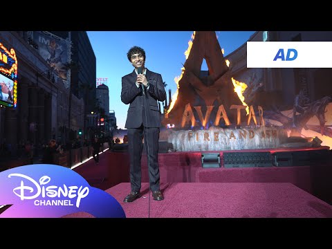 AD | Avatar: Fire and Ash Red Carpet Premiere with Aryan Simhadri! 🔥💙 | @disneychannel