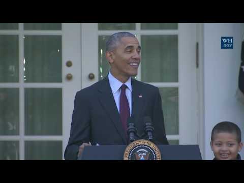 オバマ大統領、国民感謝祭を赦免 (President Obama Pardons the National Thanksgiving)