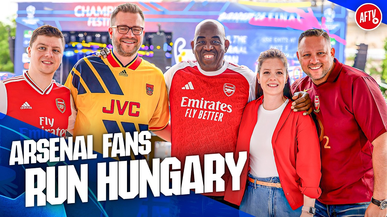 Hungarian Arsenal Fans CONFIDENT Arsenal Will Beat PSG! 🇭🇺🔴