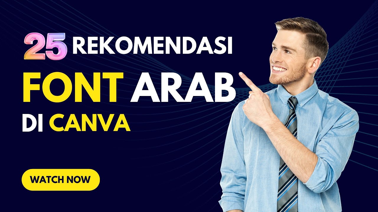 Rekomendasi 25 Font Arab Aesthetic di Canva for Free