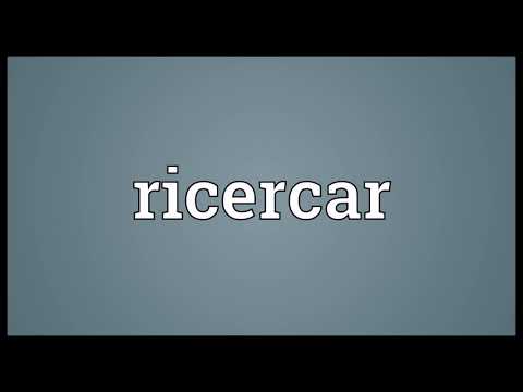 Ricercar Meaning | Wordogram