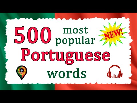 500 Most Popular Portuguese Words 🇧🇷✨ | Learn Essential Vocabulary Fast!