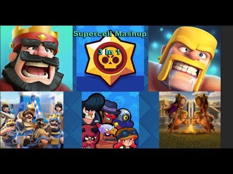 Supercell 3 In 1 !?! Clash Royale Clash of Clans Brawl Stars