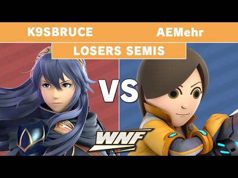 WNF EP1 - K9sBruce (Lucina) vs AEMehr (Mii Gunner) Losers Semi Finals - Smash Ultimate