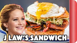 Making A Sandwich For Jennifer Lawrence | Step Up To The Plate