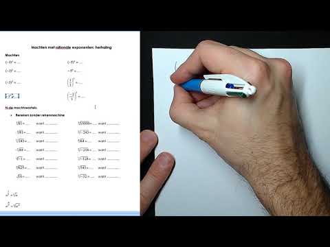 Machten En wortels (extra oefeningen)