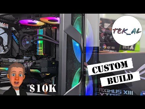 $10,000 Custom Build PC. i9-11900K | RTX 3090 | 22TB storage | MasterCase H500m (raw - time lapse)