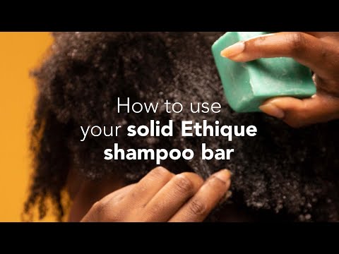 How to use solid shampoo bars