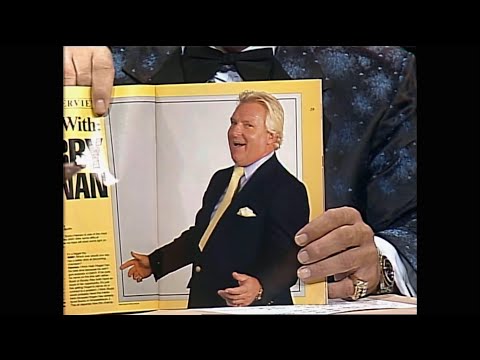 Bobby Heenan has fun reading the WWF magazine