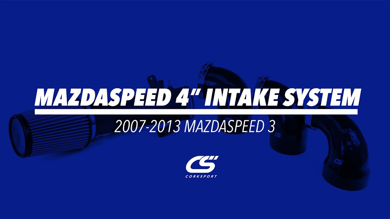 2007-2013 Mazdaspeed 3 4inch Intake Video