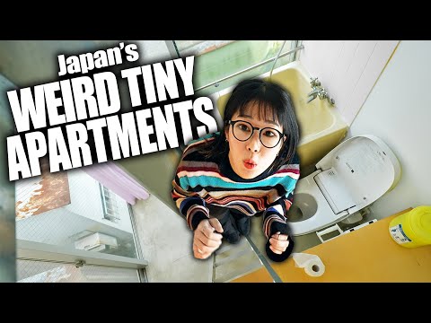 東京で最も奇妙な小さなアパートに潜入しました。 (Inside Tokyo's WEIRDEST TINY APARTMENT)
