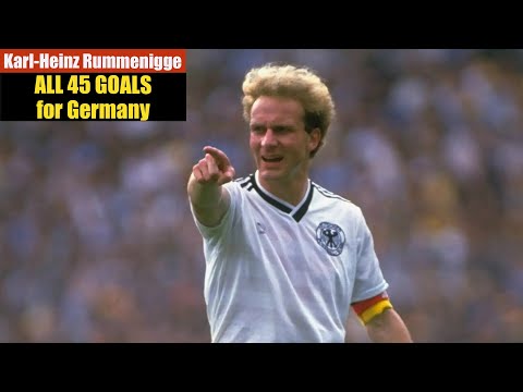 Karl-Heinz Rummenigge ◉ All 45 Goals for Germany 🇩🇪